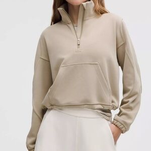 Lululemon Brushed Softstreme Half Zip